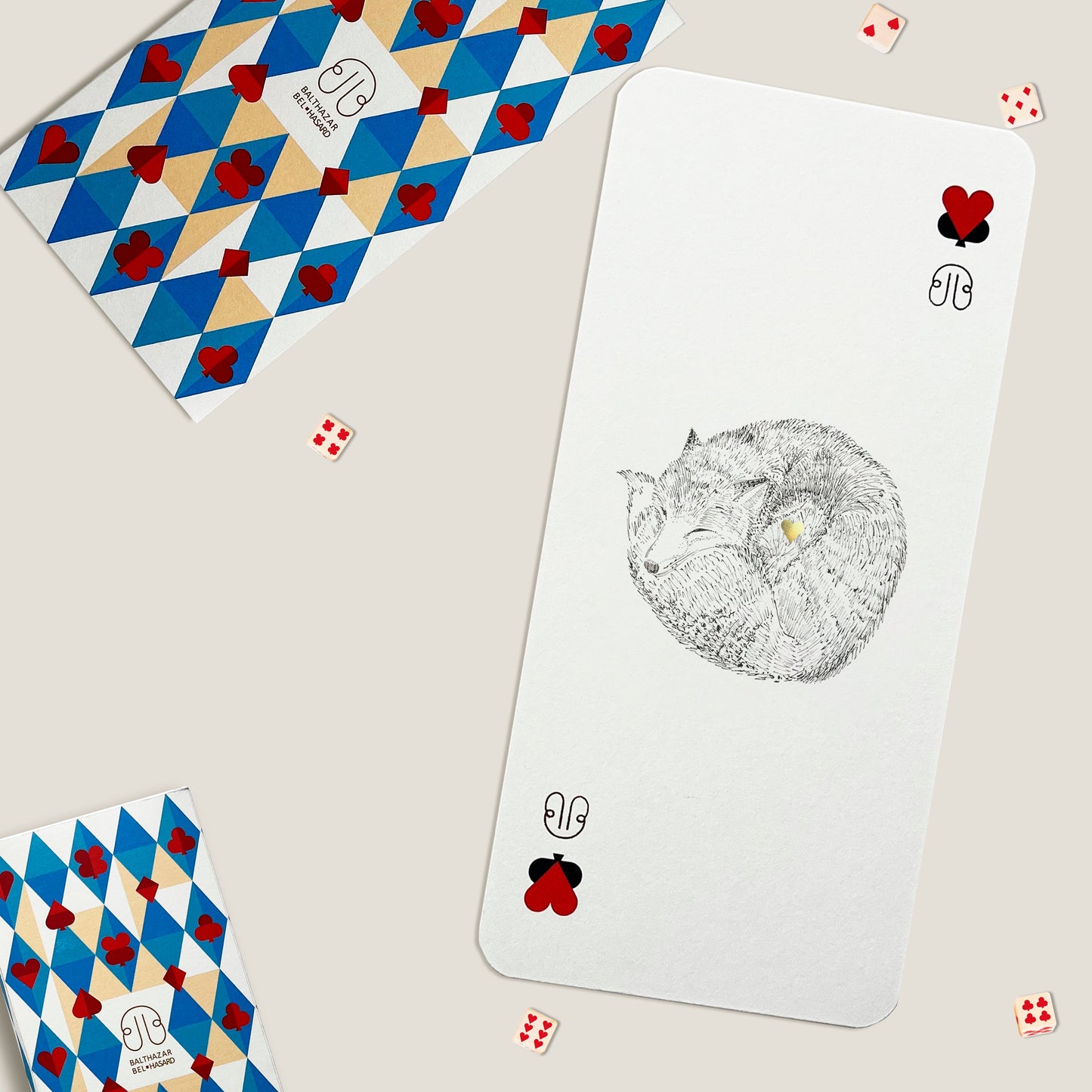 CARTE RENARD-TOTEM ♥ N°2 Balthazar Bel Hasard