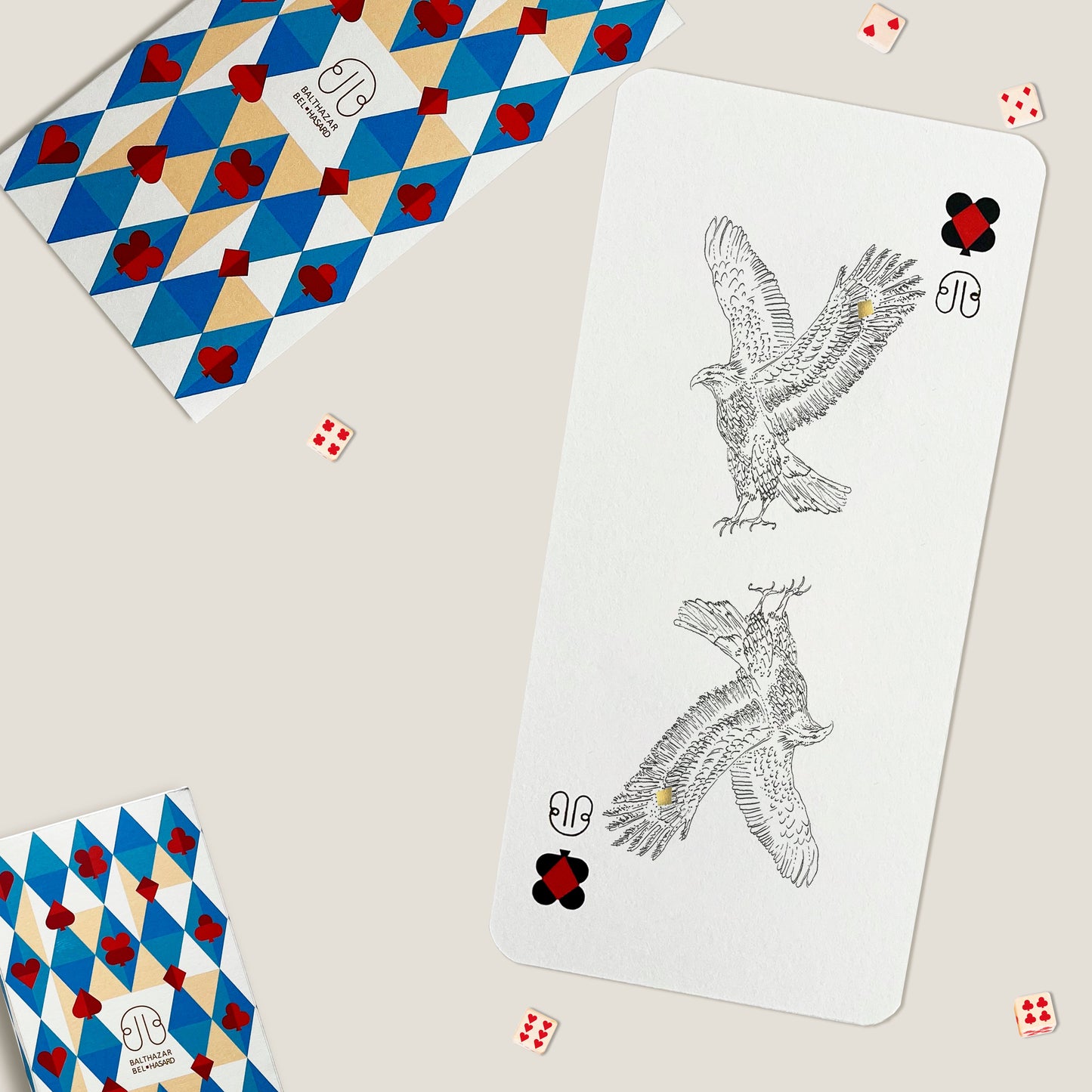 CARTE AIGLE-TOTEM ♦ Balthazar Bel Hasard