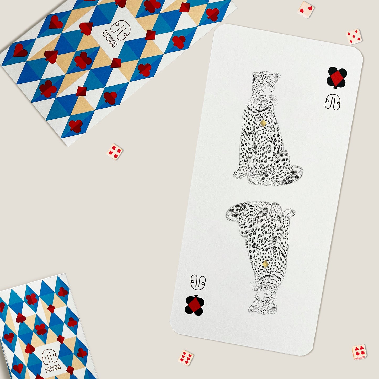 CARTE LEOPARD-TOTEM ♠ Balthazar Bel Hasard