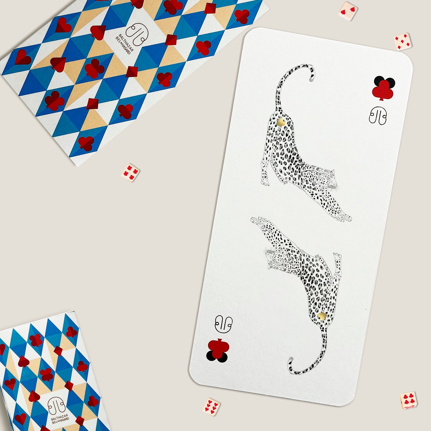 CARTE LEOPARD-TOTEM ♣ Balthazar Bel Hasard