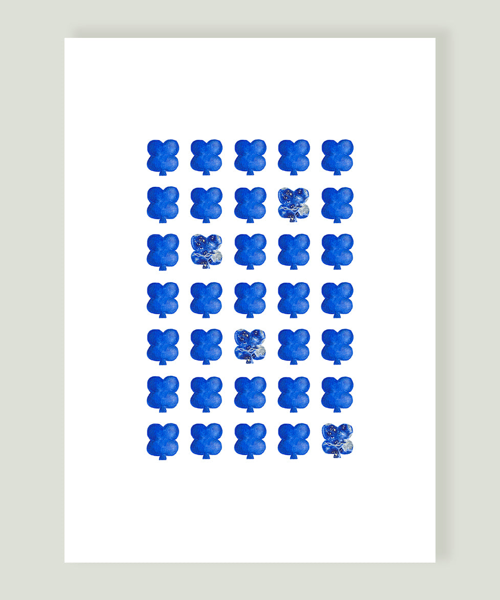 TRÈFLES LAPIS LAZULI X BLEU ROI Balthazar Bel Hasard