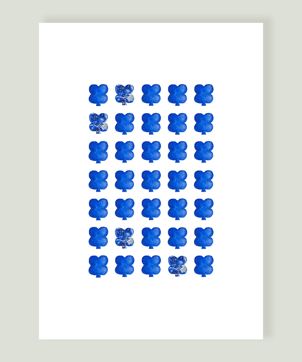 TRÈFLES LAPIS LAZULI X BLEU ROI Balthazar Bel Hasard