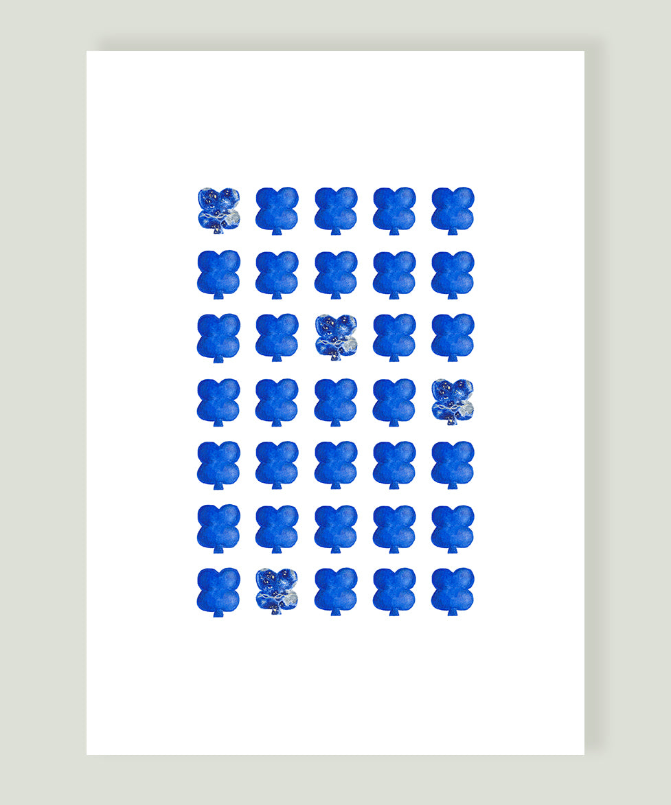 TRÈFLES LAPIS LAZULI X BLEU ROI Balthazar Bel Hasard