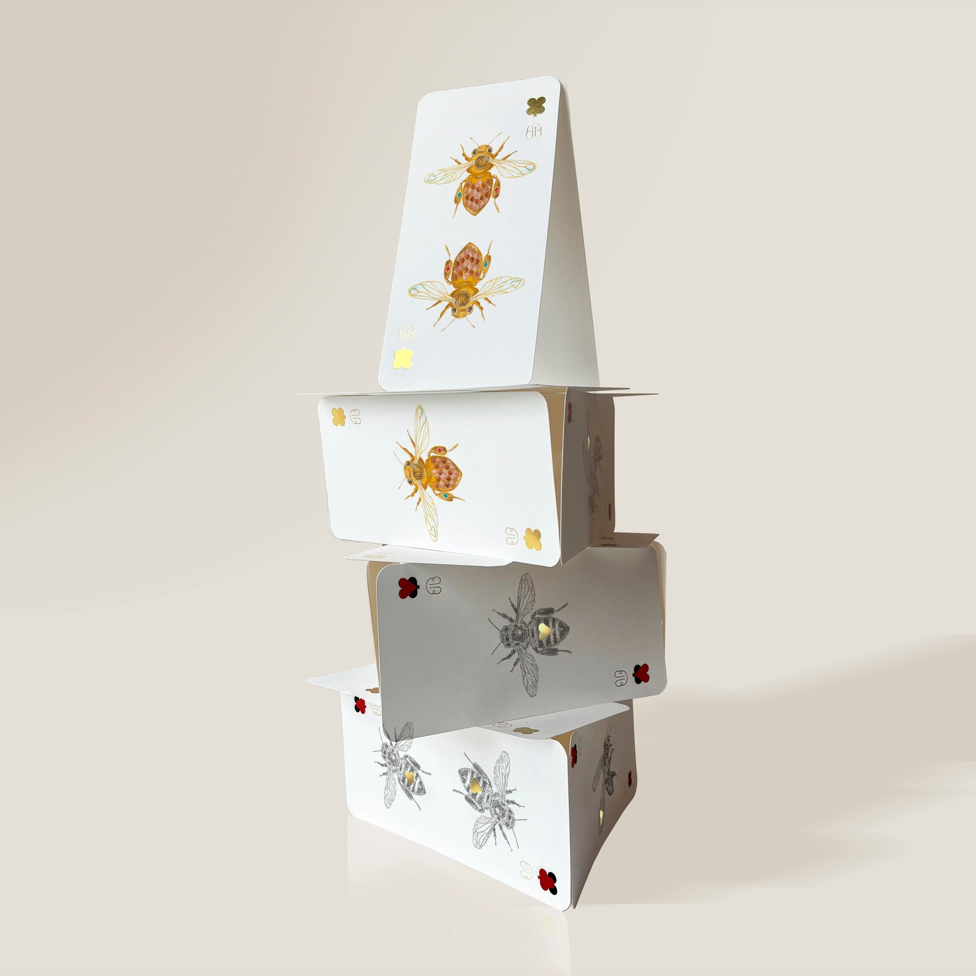 CARTE ABEILLE-TOTEM   carte unitaire Balthazar Bel Hasard