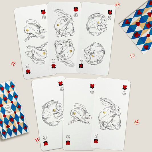 CARTE LAPIN-TOTEM   pack x3 x6 BALTHAZAR BEL HASARD