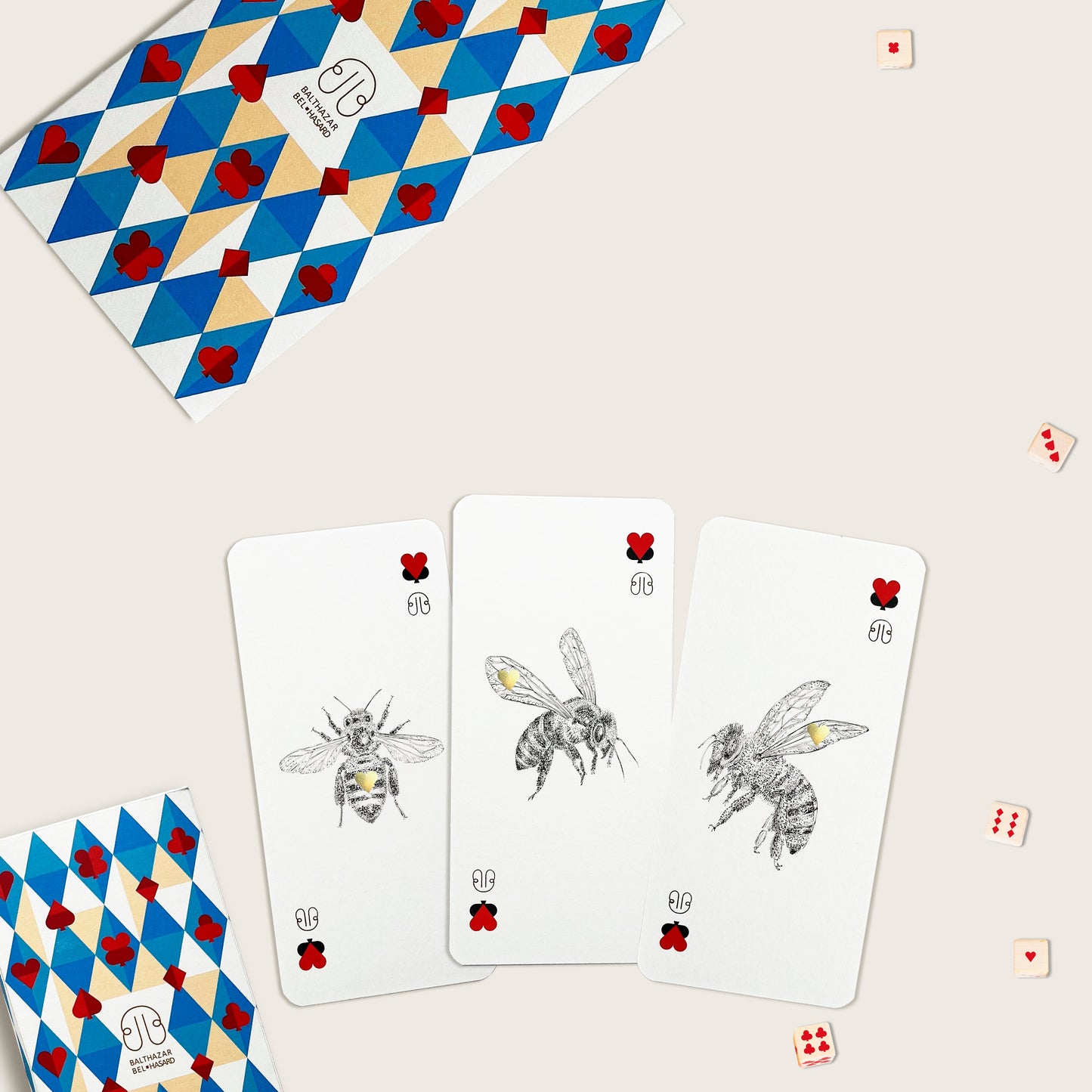 CARTE ABEILLE-TOTEM paquet x3 x6 BALTHAZAR BEL HASARD