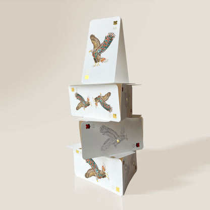 CARTE AIGLE-TOTEM ♥ N°1 Balthazar Bel Hasard