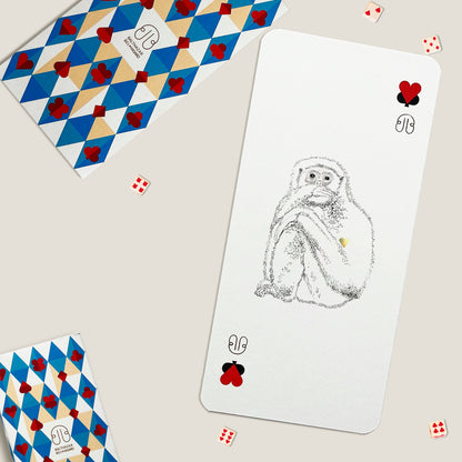 CARTE SINGE-TOTEM ♥ N°1 Balthazar Bel Hasard