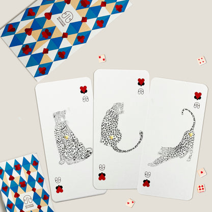CARTE LÉOPARD-TOTEM paquet x3 x6 BALTHAZAR BEL HASARD
