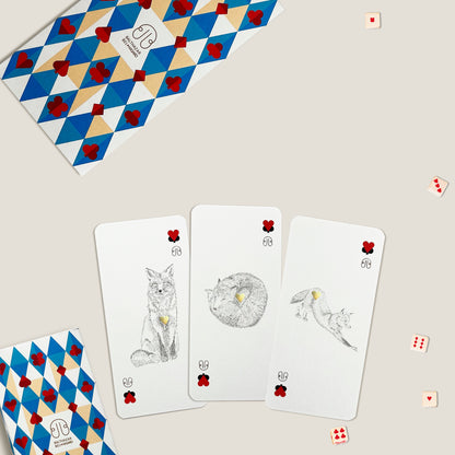 CARTE RENARD-TOTEM paquet x3 x6 BALTHAZAR BEL HASARD