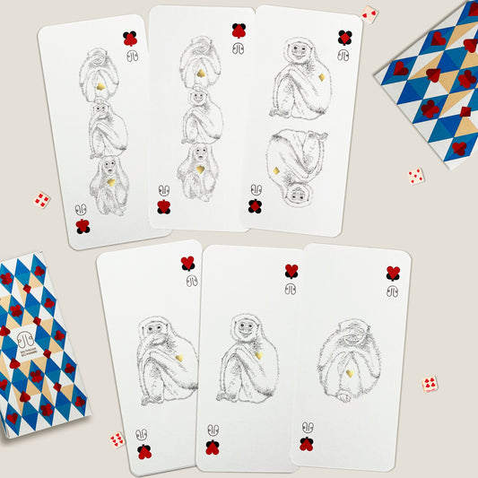 CARTE SINGE-TOTEM paquet x3 x6 BALTHAZAR BEL HASARD