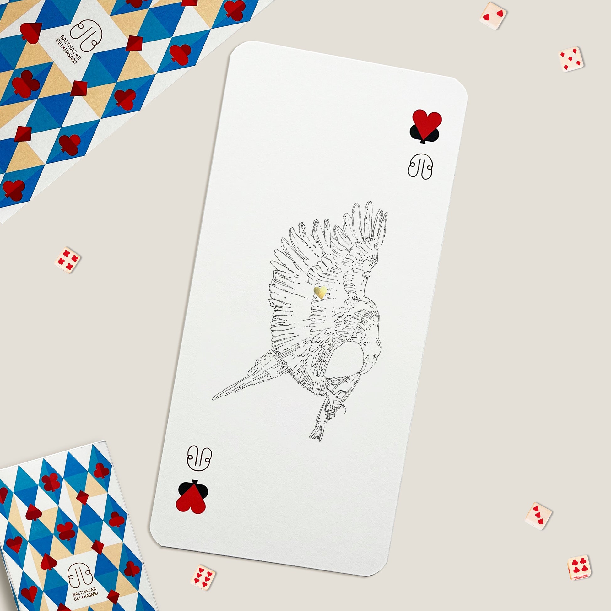 CARTE AIGLE-TOTEM ♥ N°2 Balthazar Bel Hasard