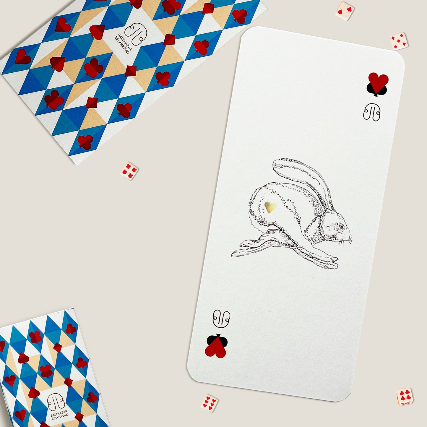 CARTE LAPIN-TOTEM ♥ N°2 Balthazar Bel Hasard