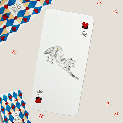 CARTE RENARD-TOTEM ♥ N°3 Balthazar Bel Hasard