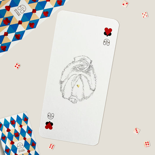 CARTE SINGE-TOTEM ♥ N°3 Balthazar Bel Hasard