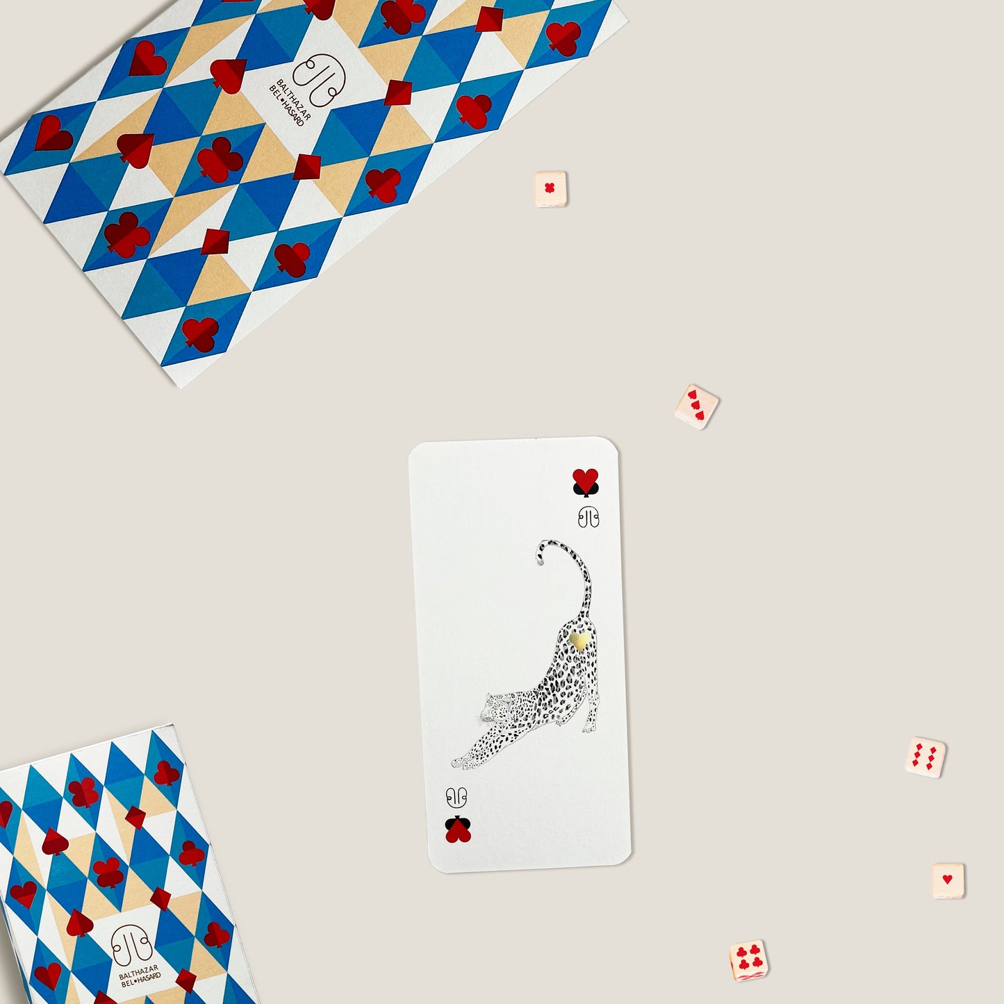 CARTE LEOPARD-TOTEM ♥ N°3 Balthazar Bel Hasard