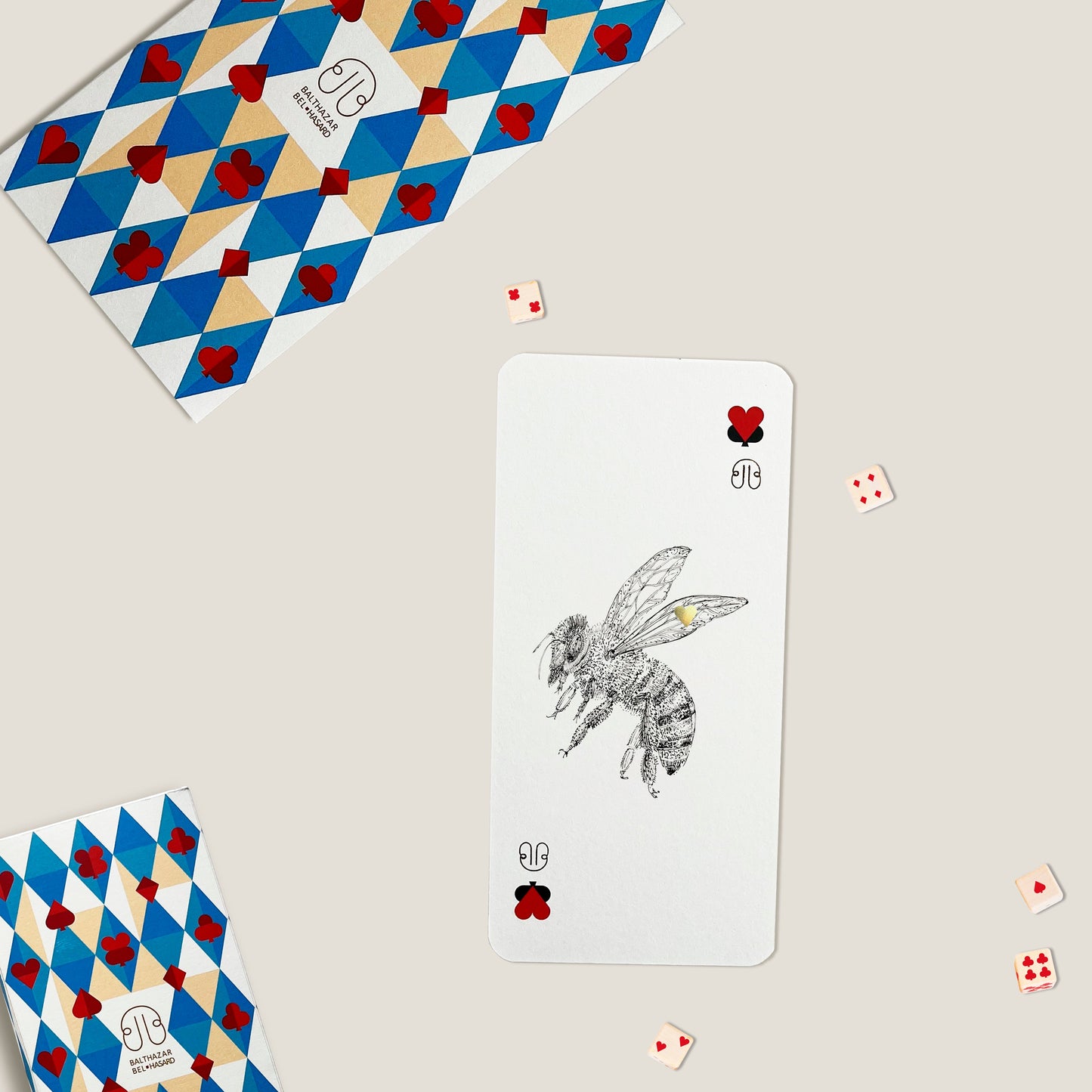 CARTE ABEILLE-TOTEM ♥ N°3 Balthazar Bel Hasard