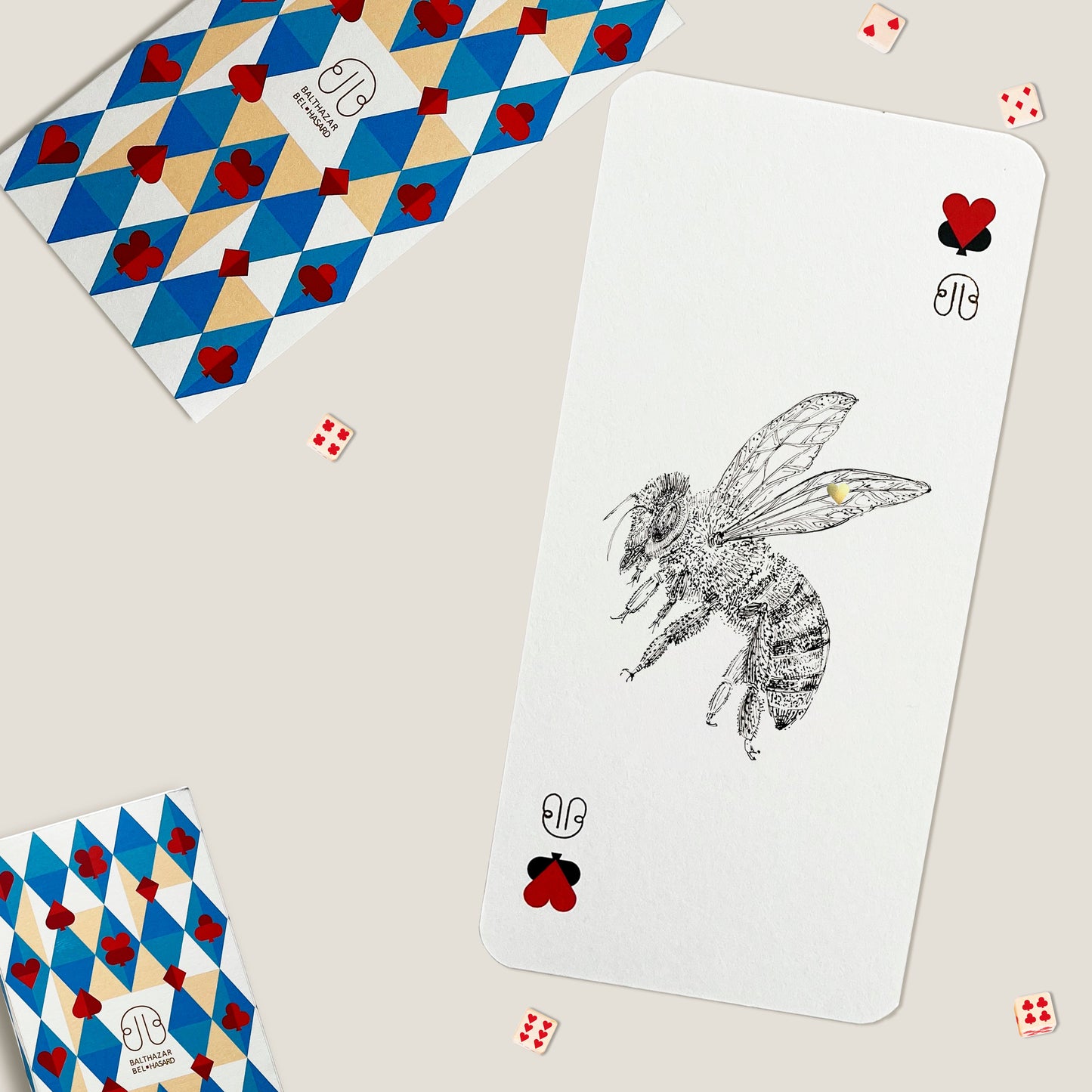 CARTE ABEILLE-TOTEM ♥ N°3 Balthazar Bel Hasard