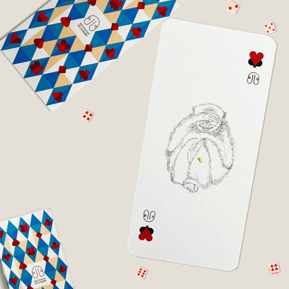 CARTE SINGE-TOTEM ♥ N°3 Balthazar Bel Hasard