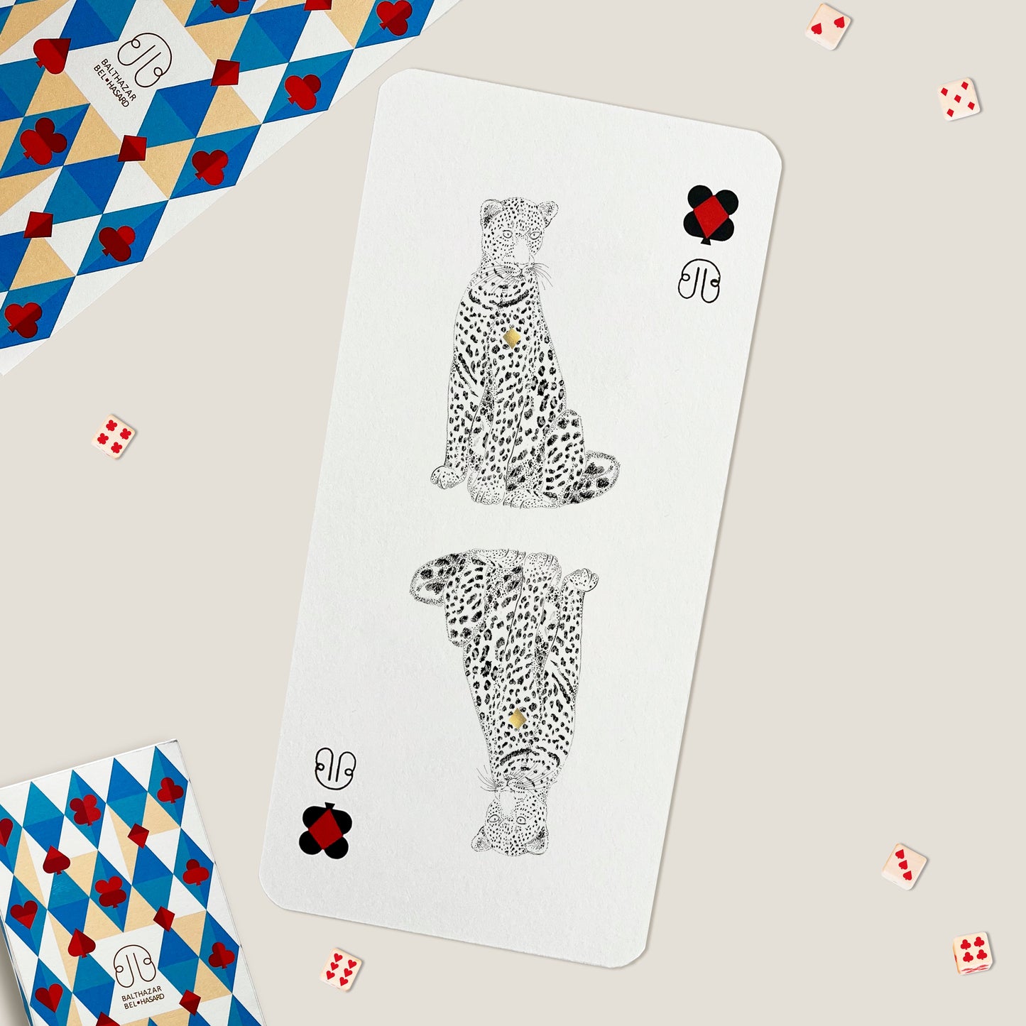 CARTE LEOPARD-TOTEM ♠ Balthazar Bel Hasard
