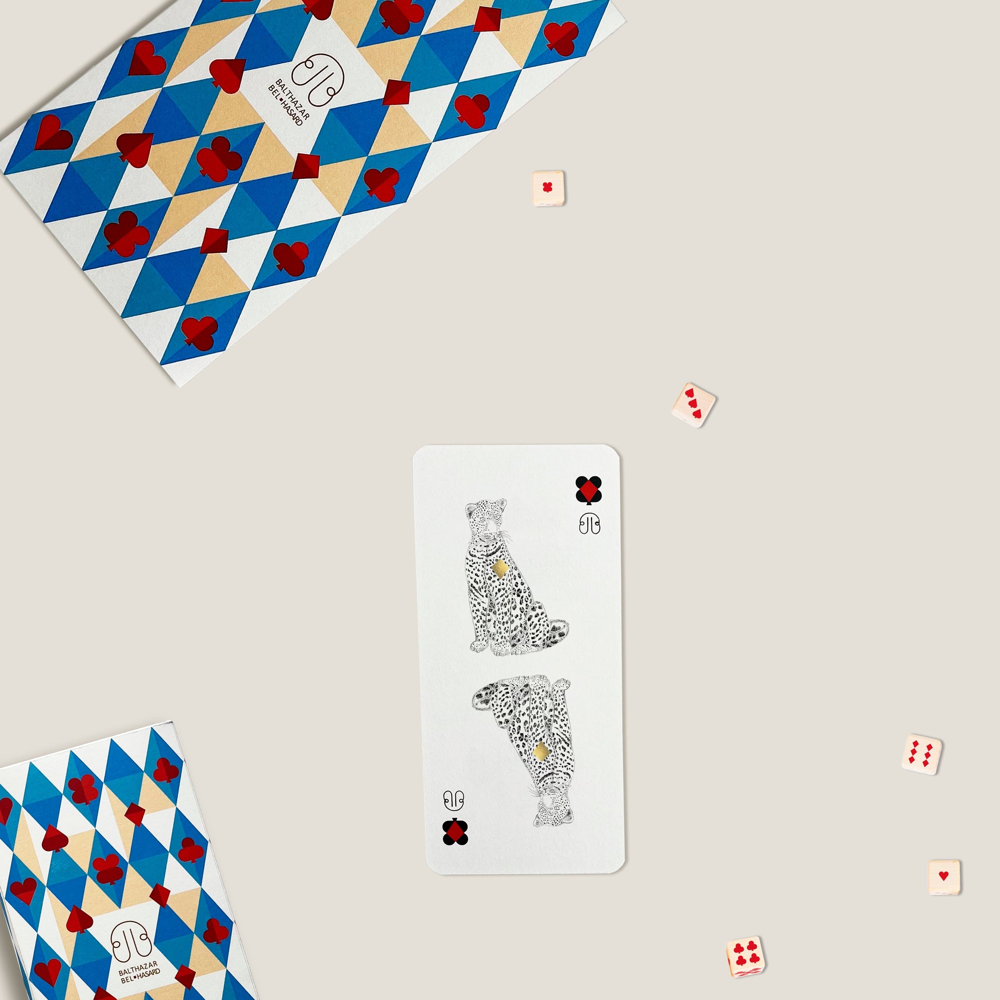 CARTE LEOPARD-TOTEM ♠ Balthazar Bel Hasard
