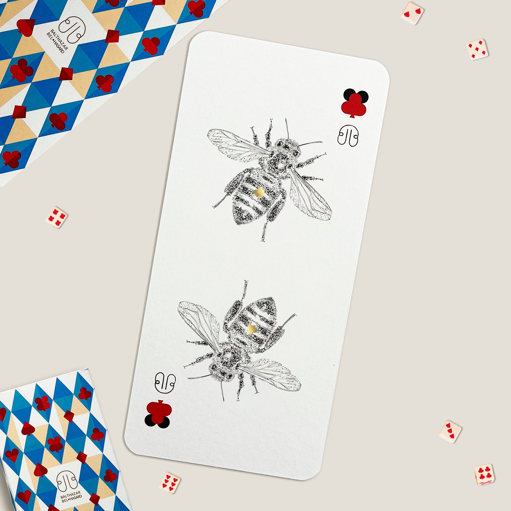 CARTE ABEILLE-TOTEM ♣ Balthazar Bel Hasard