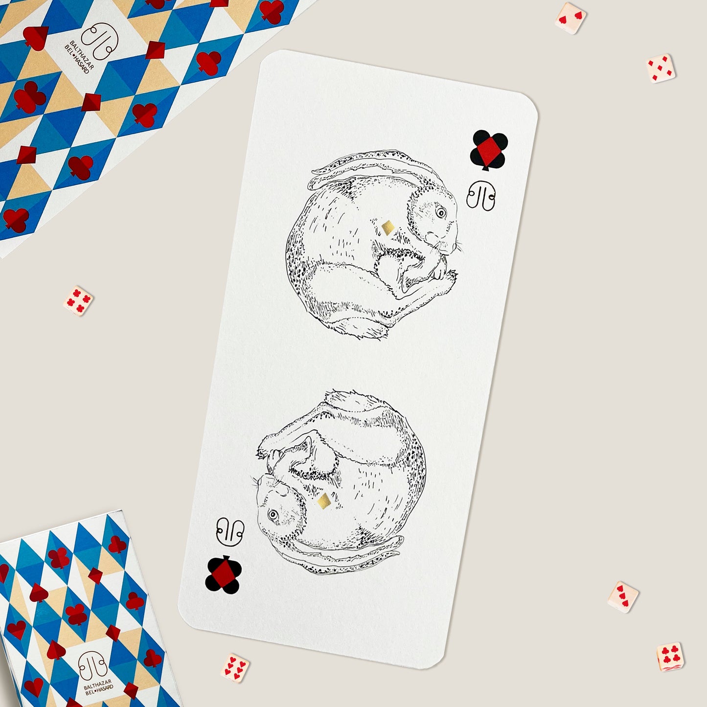 CARTE LAPIN-TOTEM ♦ Balthazar Bel Hasard