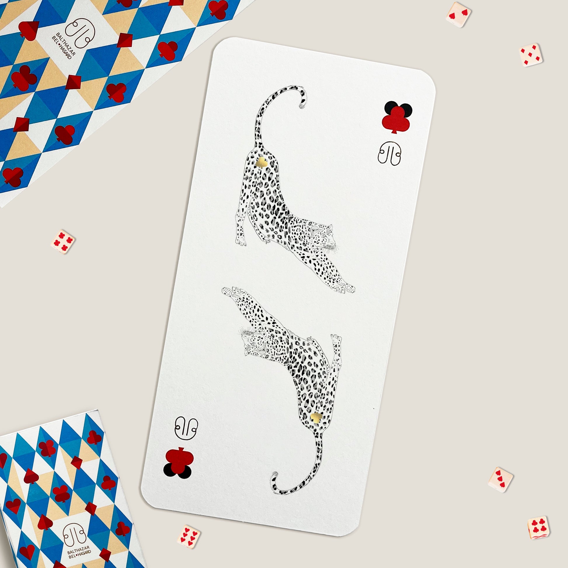 CARTE LEOPARD-TOTEM ♣ Balthazar Bel Hasard