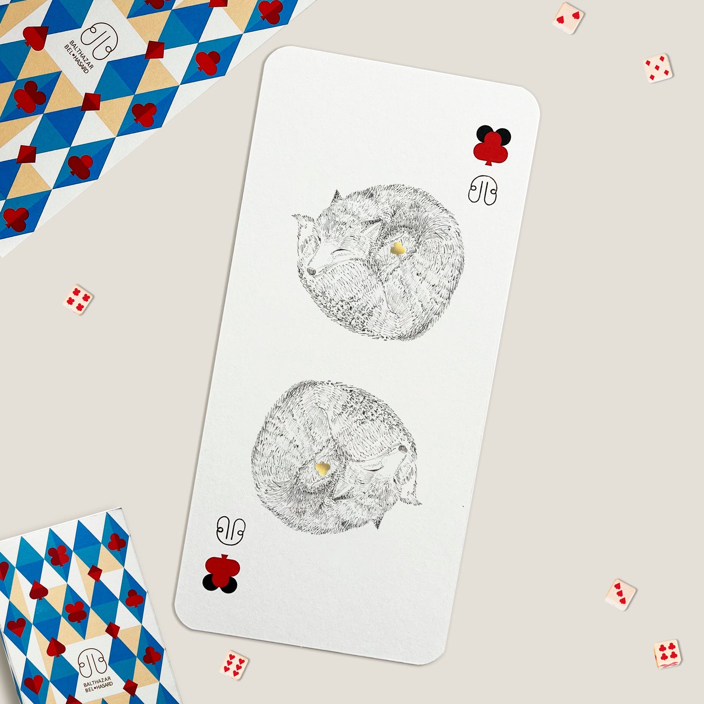 CARTE RENARD-TOTEM ♣ Balthazar Bel Hasard