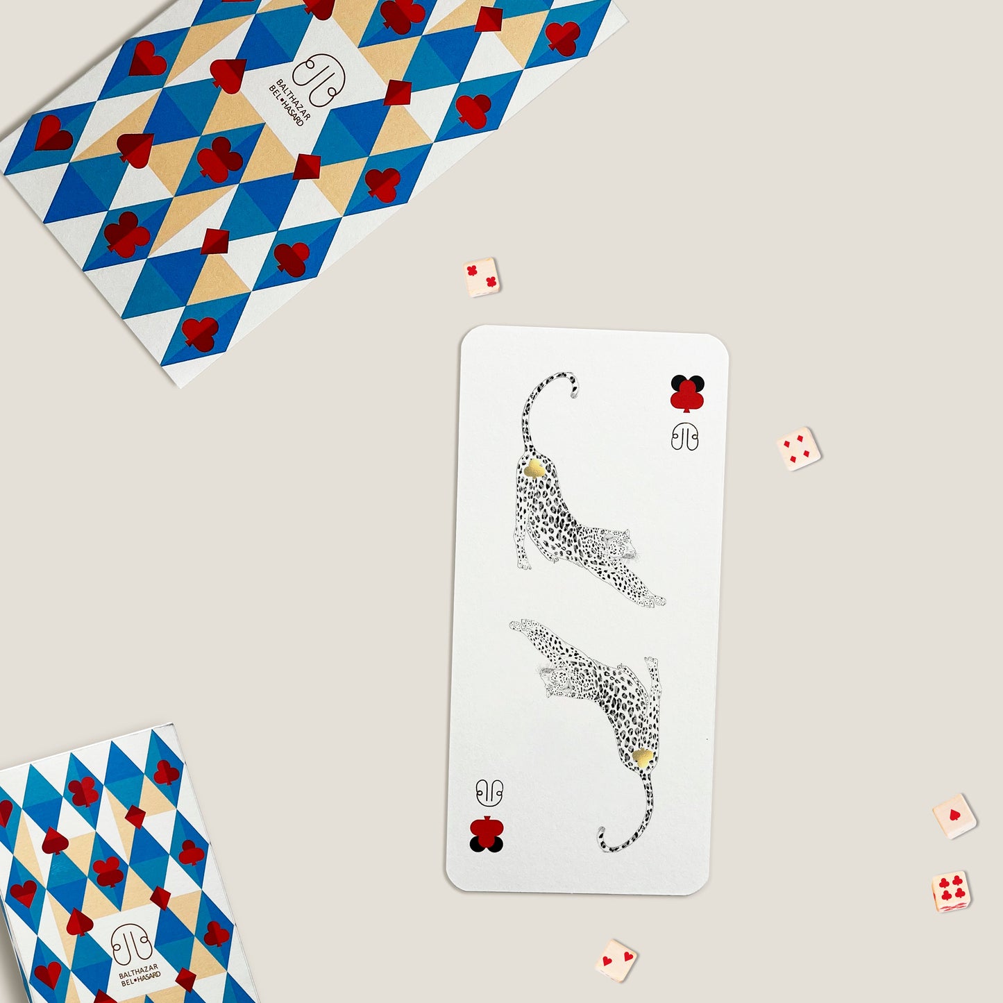 CARTE LEOPARD-TOTEM ♣ Balthazar Bel Hasard