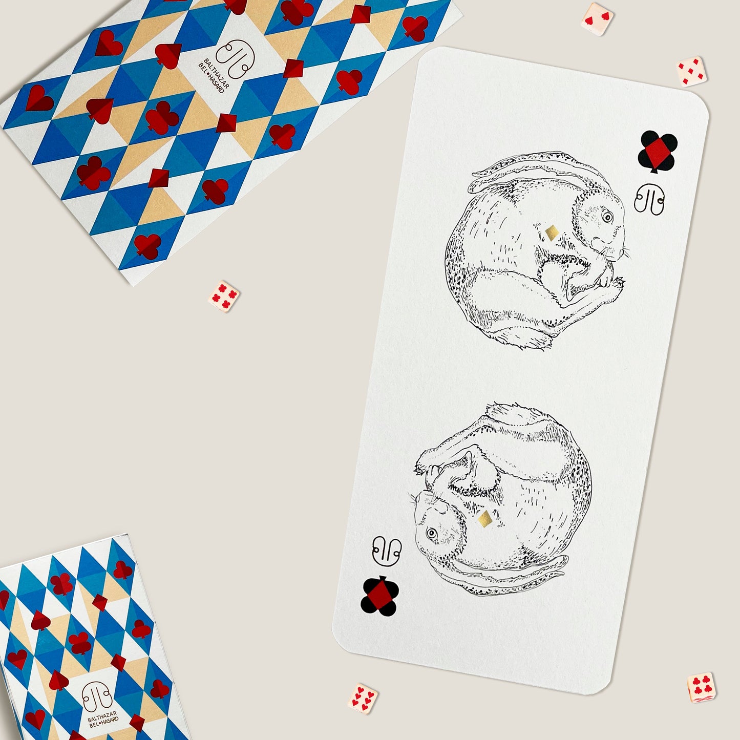 CARTE LAPIN-TOTEM ♦ Balthazar Bel Hasard