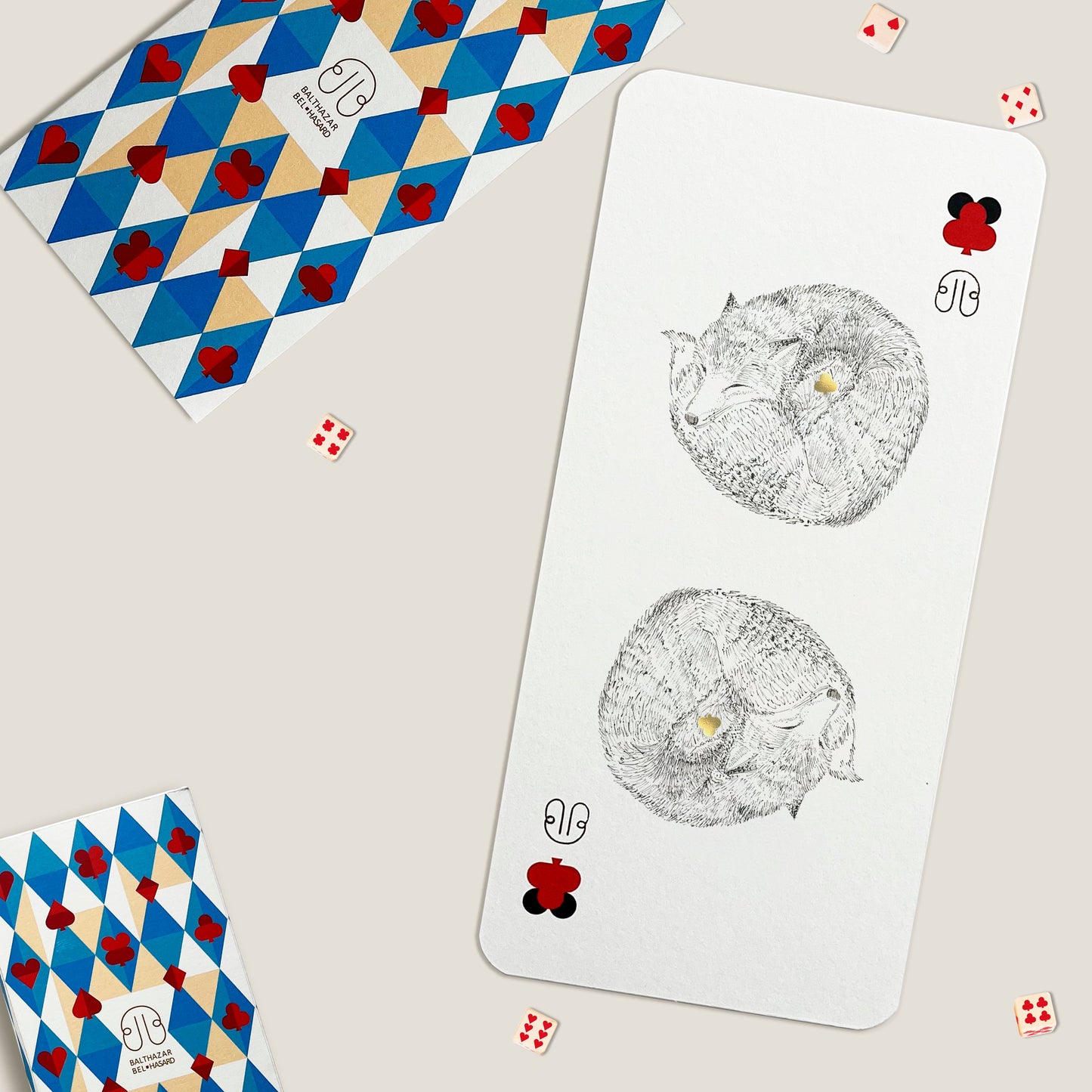 CARTE RENARD-TOTEM ♣ Balthazar Bel Hasard