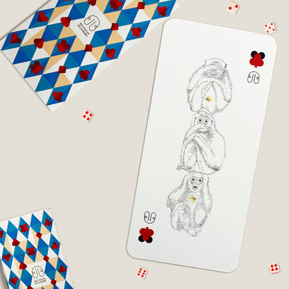 CARTE SINGE-TOTEM ♣ Balthazar Bel Hasard