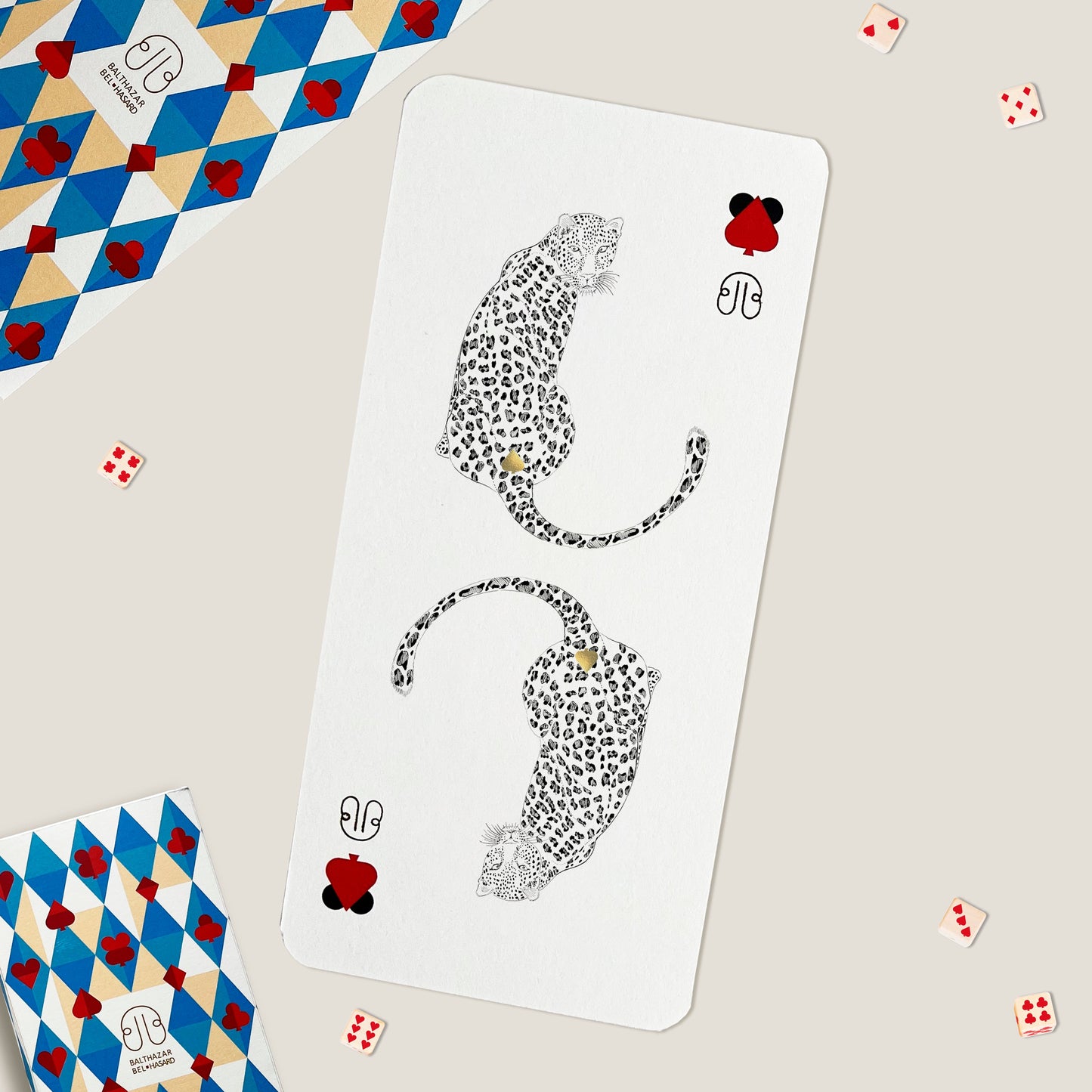 CARTE LEOPARD-TOTEM ♠ Balthazar Bel Hasard