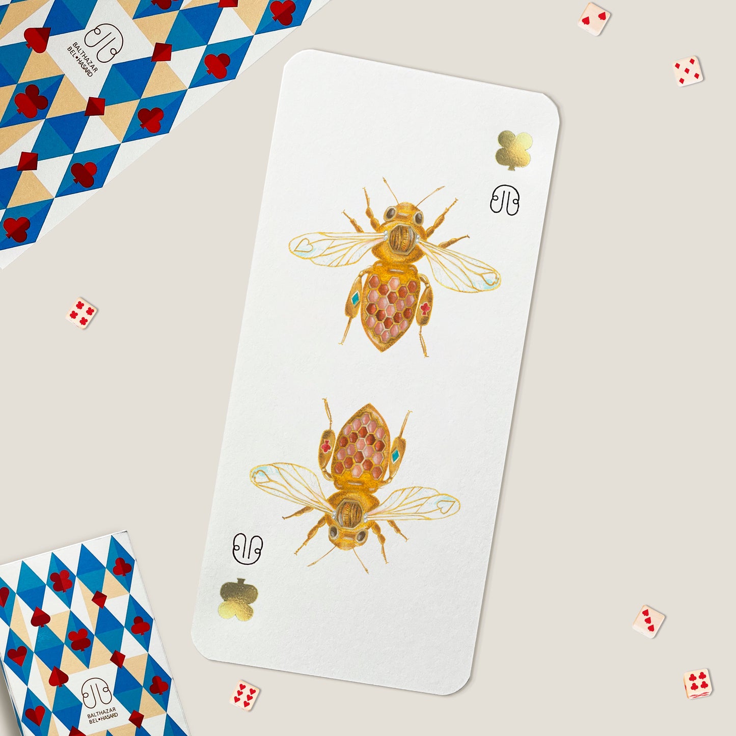 CARTE ABEILLE-TOTEM CollectOR N°2 Balthazar Bel Hasard